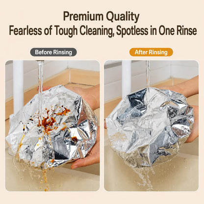 🏆 Last Day Special Price £6.99!!🍽️Reusable Aluminum Foil Thermal Food Cover — Heat-Retaining, Washable & Freshness-Preserving Kitchen Essential