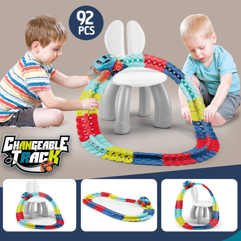 🎅Christmas Surprise Gift 50%OFF🎁Flexible Changeable Magic Race Car Track Toys