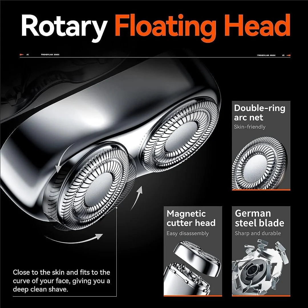 🔥New Year Promotion 49%OFF-2025 New Upgrade✨Mini Double Head Electric Shave
