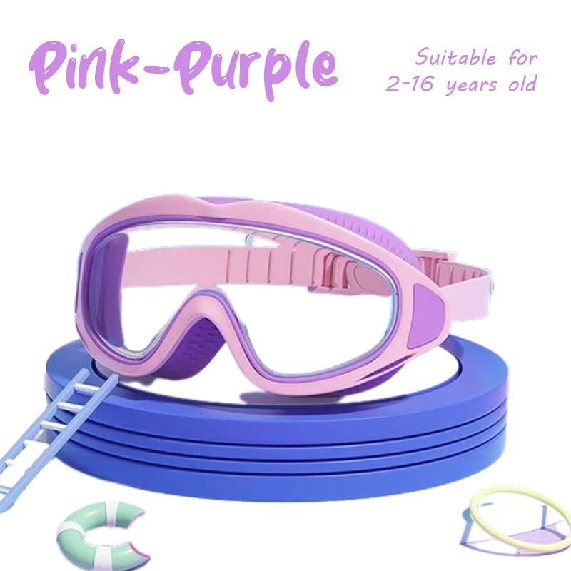 ⏰⚡LAST DAY BUY 1 GET 1 FREE🎁HD children's large frame waterproof and anti-fog swimming goggles