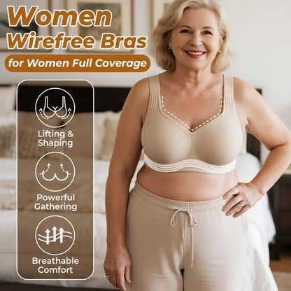 🔥NEW YEAR SALE⚡50K+ SOLD!💝🏆Super firming bra | Women Wirefree Seamless Bras 👍No more sagging breasts