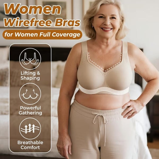 🔥NEW YEAR SALE⚡50K+ SOLD!💝🏆Super firming bra | Women Wirefree Seamless Bras 👍No more sagging breasts
