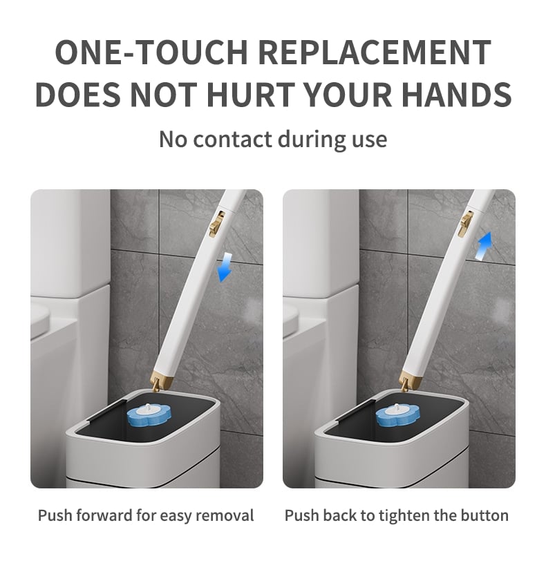 🔥Big Sales 49% OFF🔥Wall-Mounted Toilet Brush Set 🚽✨