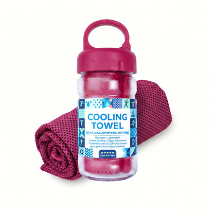 🔥Summer Hot Sale - BUY 1 GET 1 FREE!!⚡50K+ SOLD!❄️Cold Sweat Towel You Can Use Anywhere, Anytime! Reusable Soft Absorbent Cooling Portable