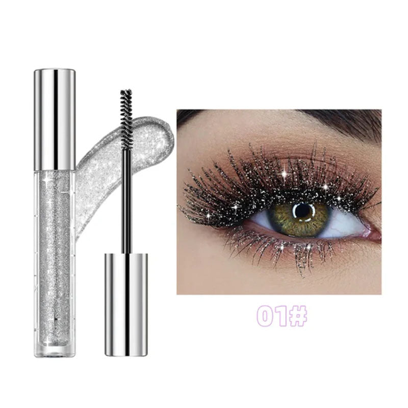 💎BUY 1 GET 1 FREE🌟 Waterproof Diamond Glitter Mascara - Long-lasting Curl, Sparkling Shine, Create Captivating Eyes!