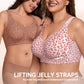 🏆LAST DAY SALE 50% OFF 🔥OEAK Women Jelly Bras Wirefree Full Coverage No Underwire Everyday Bras Comfortable Wireless Padded Tshirt Bra👍