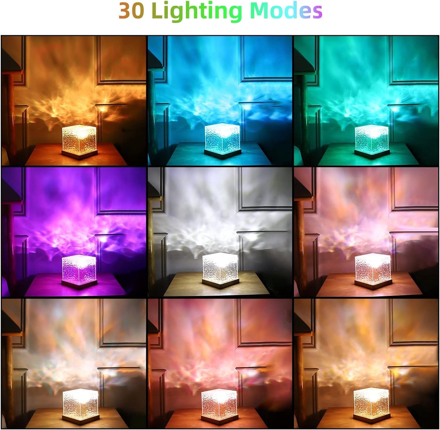 🎅Christmas Gift idea 49%OFF -🎁Ocean Water Ripple  Crystal Lamp🔥Buy 2 Free Shipping