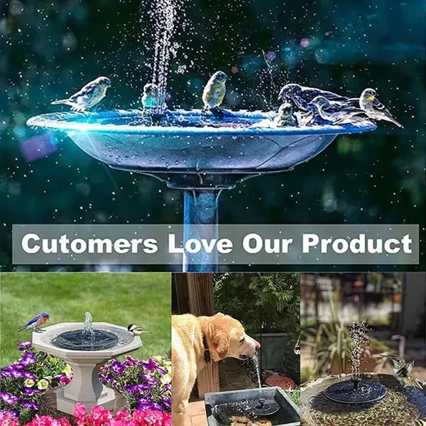 🔥LAST DAY SALE ￡9.99!!💥-🏡Upgraded Solar Powered Water Fountain Pump With Accessories