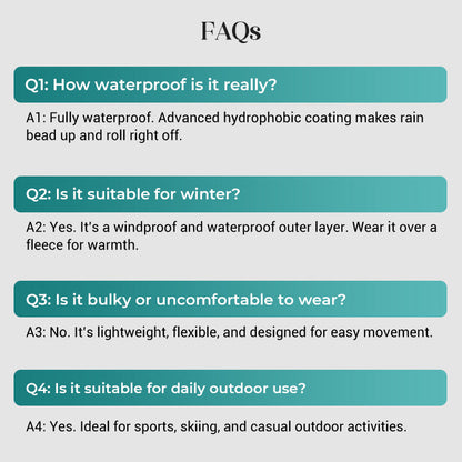 📢📢50% OFF !! ⏰Outdoor Waterproof Sports Hooded Jacket