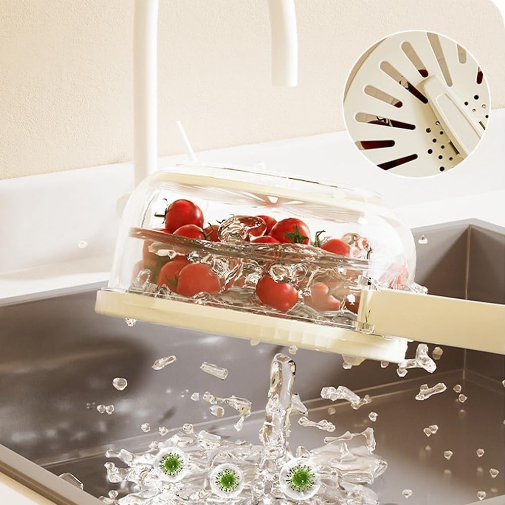 🔥LAST DAY SPECIAL PRICE £9.99!!⚡50K+ SOLD!🍇🍅Effortless Vortex Fruit & Vegetable Washer – Removes Pesticides, BPA-Free & Easy-Clean Design 💧