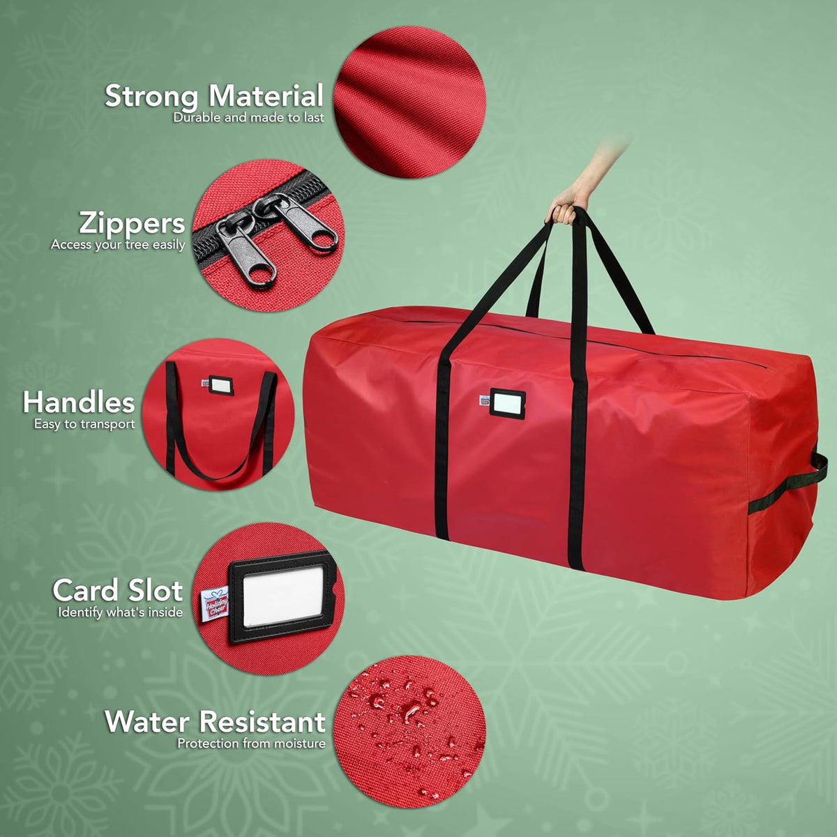 🎄Christmas Special Deals £10.99!!⚡50K+ SOLD!🔥Christmas Tree Durable Waterproof Storage Bag
