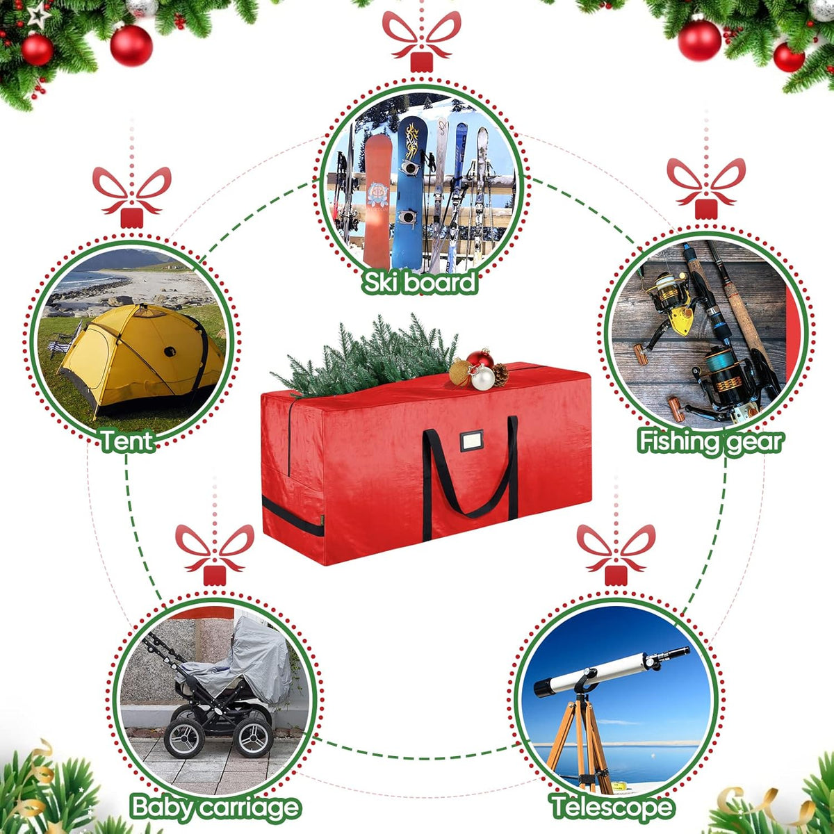 🎄Christmas Special Deals £10.99!!⚡50K+ SOLD!🔥Christmas Tree Durable Waterproof Storage Bag