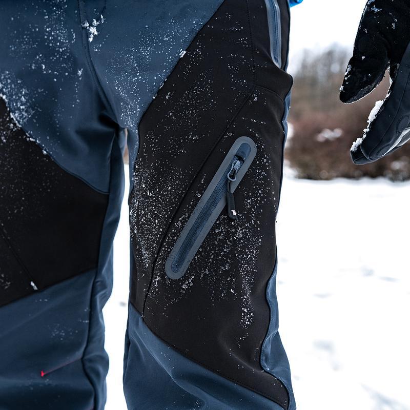 🏆LAST DAY SALE 50% OFF!!🔥Men's Waterproof Winter Trousers with Fleece Lining Cargo Pants