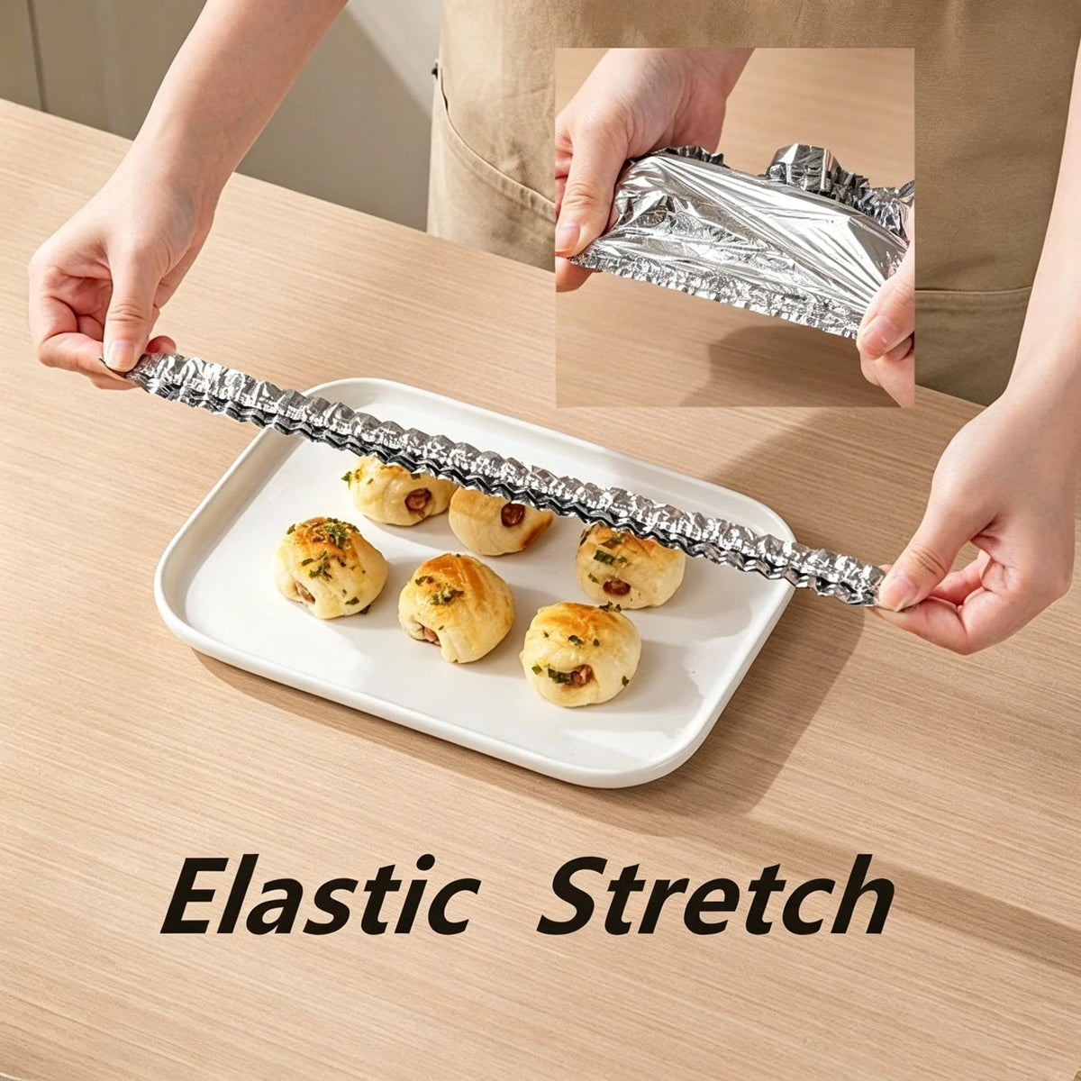 🏆 Last Day Special Price £6.99!!🍽️Reusable Aluminum Foil Thermal Food Cover — Heat-Retaining, Washable & Freshness-Preserving Kitchen Essential