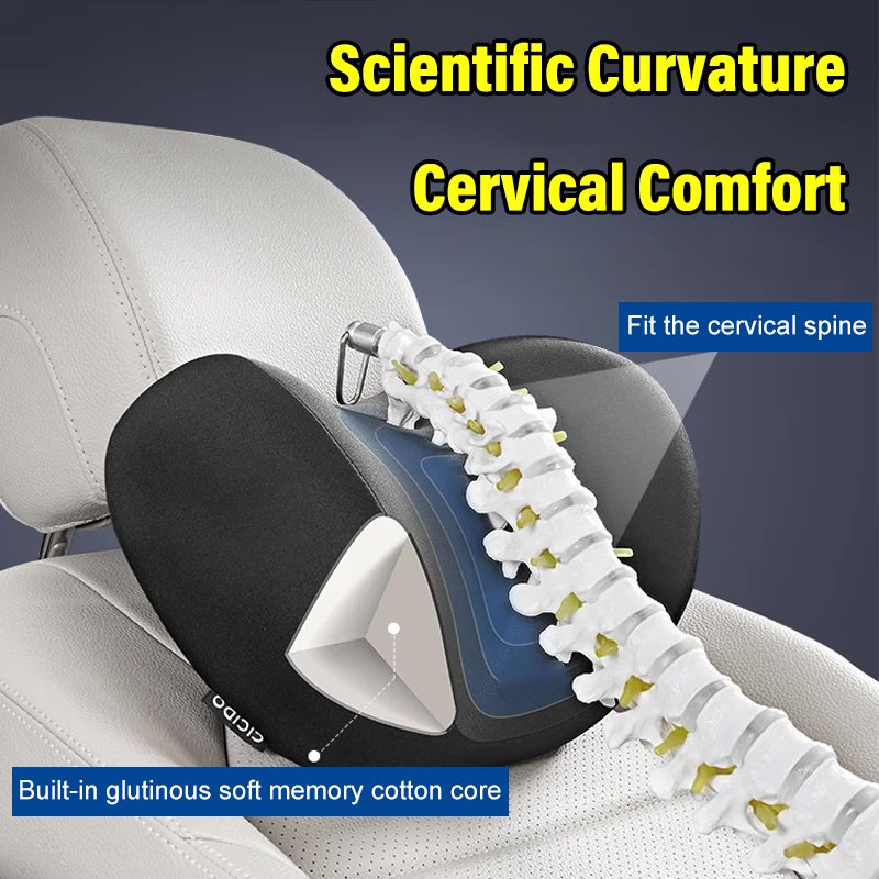 🚗💤 Relieve Driving Fatigue!Non-deformable High-grade Car Cushion