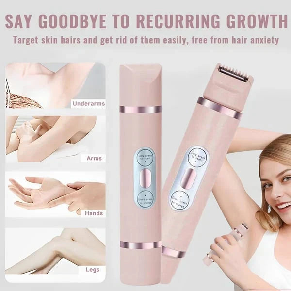 🔥Only £10.99 Last Day Promotion!🎁🌸2-In-1 Women's Electric Cordless Shaver