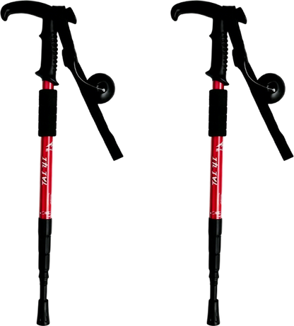 ⛰️ Last Day Special Price £9.99 ! ✨ Adjustable Aluminum Alloy Trekking Pole – Durable, Shock-Absorbing, Lightweight 🌲