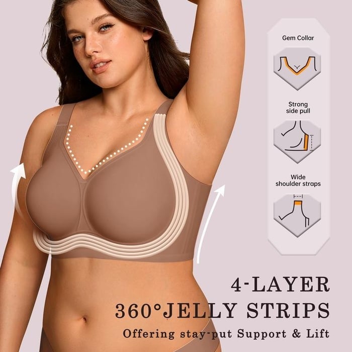 🔥NEW YEAR SALE⚡50K+ SOLD!💝🏆Super firming bra | Women Wirefree Seamless Bras 👍No more sagging breasts
