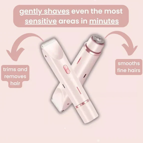 🔥Only £10.99 Last Day Promotion!🎁🌸2-In-1 Women's Electric Cordless Shaver