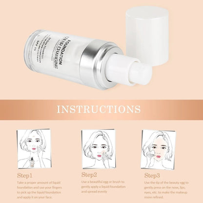 🔥 BUY 1 GET 1 FREE ⏰ Last Day 49% Off-Colour Changing Mature Skin Foundation🎁