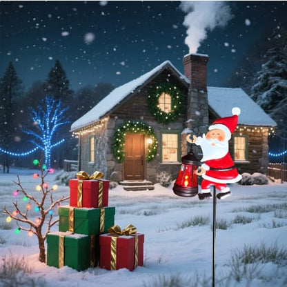 🎅CHRISTMAS SPECIAL PRICE:£11.99!!✨Christmas Solar Kettle Light & Lantern Garden Decor Collection