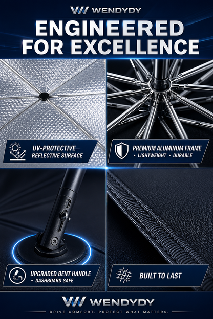 ✨️Last Day 50% OFF - 2026 Upgraded Car Windshield Sun Shade Umbrella