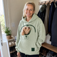2026 A must-have for pet lovers 🐾 Cozy Fleece Pet Bonding Pouch Hoodie – Warm & Supportive Small Pet Carrier Clothing🐶🐱