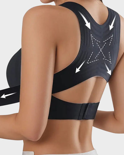 🎉LAST DAY SALE - 50% OFF⚡Front Closure Cross-Back Wireless Posture Bra