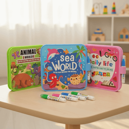 MagicReveal™ Mess-Free Coloring Book + Magic Marker