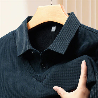 🎁 Hot Sale 49% OFF 🔥Striped Lapel Fake Two-Piece Shirt