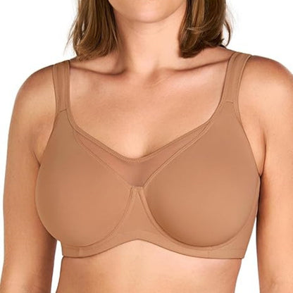 ⏳Christmas Sale £10.99💐Women's Elegant Sheer Full Coverage Plus Size Bra👍