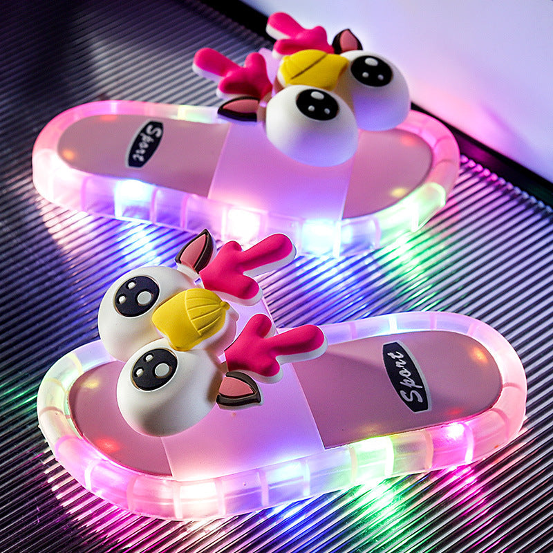 🔥Last Day Sale 60% OFF⏰🩴👀Cute Slippers With Cartoon Motifs That Glow👣🎁