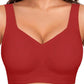 🏆LAST DAY SALE 50% OFF 🔥OEAK Women Jelly Bras Wirefree Full Coverage No Underwire Everyday Bras Comfortable Wireless Padded Tshirt Bra👍