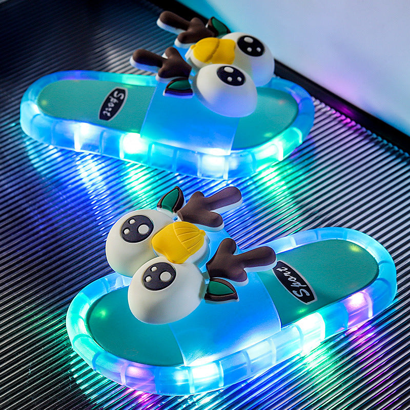 🔥Last Day Sale 60% OFF⏰🩴👀Cute Slippers With Cartoon Motifs That Glow👣🎁