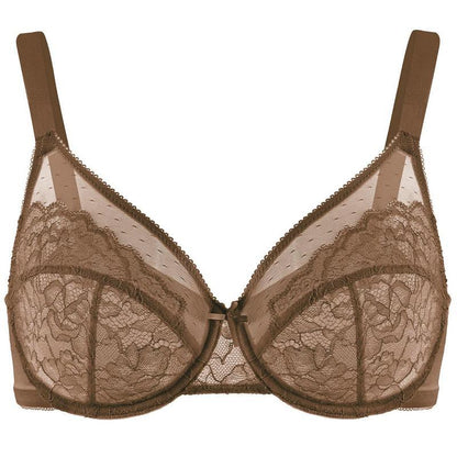 ⏳Brand Weekly Promotion 70% OFF!🖤Women's Mermaid Scales Lace Minimiser Bra Full Cup Wide Side Bands Adjustable Straps