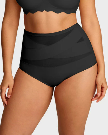 💖Last Day-Buy 1 Get 3 Packs💖Plus-Size High-Waist Cross Tummy Control Panties🎁Free socks Today!!