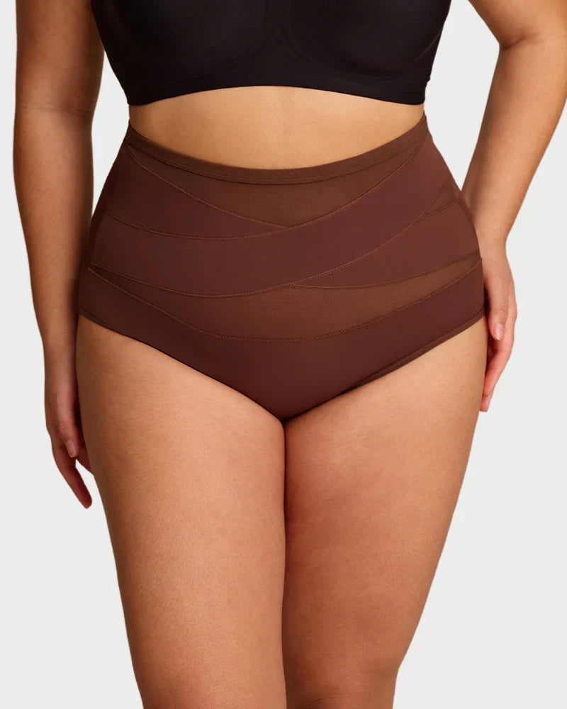 💖Last Day-Buy 1 Get 3 Packs💖Plus-Size High-Waist Cross Tummy Control Panties🎁Free socks Today!!