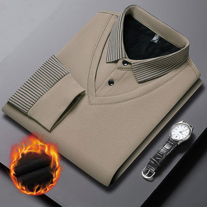 🎁 Hot Sale 49% OFF 🔥Striped Lapel Fake Two-Piece Shirt