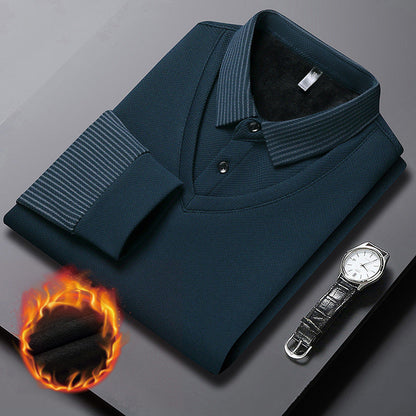 🎁 Hot Sale 49% OFF 🔥Striped Lapel Fake Two-Piece Shirt
