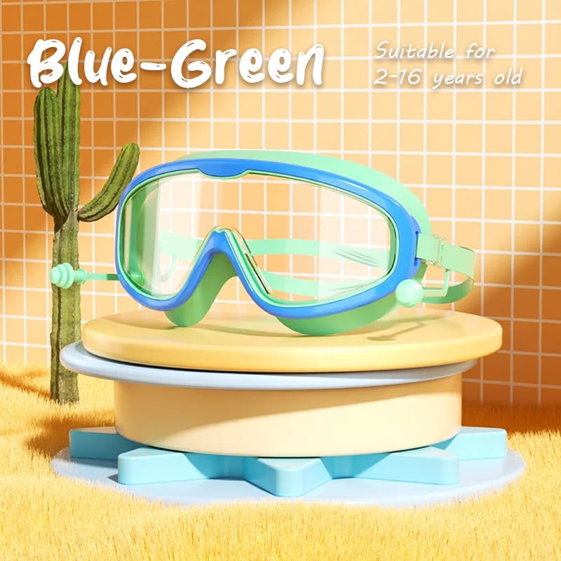 ⏰⚡LAST DAY BUY 1 GET 1 FREE🎁HD children's large frame waterproof and anti-fog swimming goggles