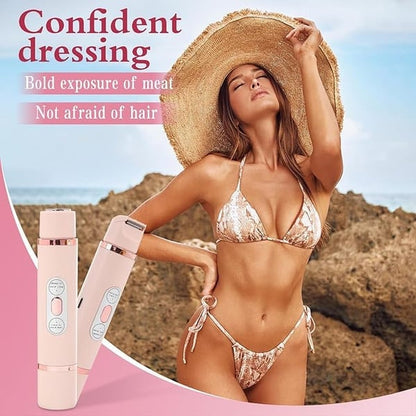 🔥Only £10.99 Last Day Promotion!🎁🌸2-In-1 Women's Electric Cordless Shaver
