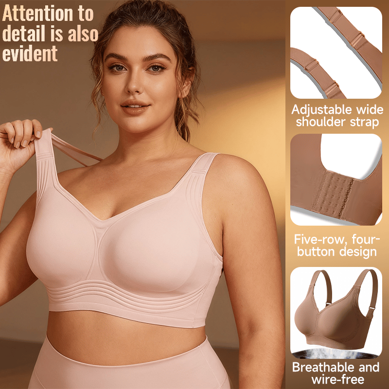 🔥NEW YEAR SALE⚡50K+ SOLD!💝🏆Super firming bra | Women Wirefree Seamless Bras 👍No more sagging breasts