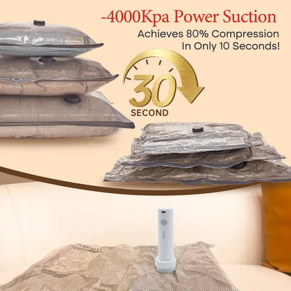 🏆LAST DAY SPECIAL PRICE ￡13.99‼️⚡50K+ SOLD🧳X7 Travel Storage Hot Sale🔌Cordless Travel Vacuum Bag✨Rechargeable Wireless Electric Sealer Vacuum Storage Bags For Clothes Luggage