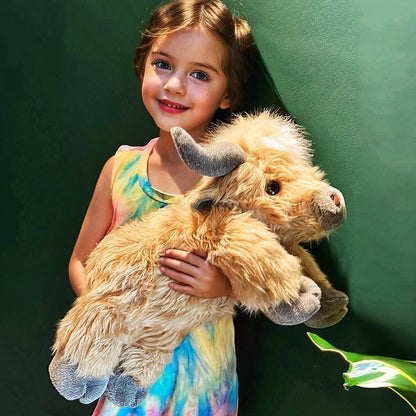 🐂🎁Cute Cartoon Highland Cow Cuddly Toy🏆High-quality Official Store