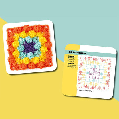 🔥Limited Edition 49%OFF -🧶【50 Mix & Match Designs】The Granny Square Card Deck
