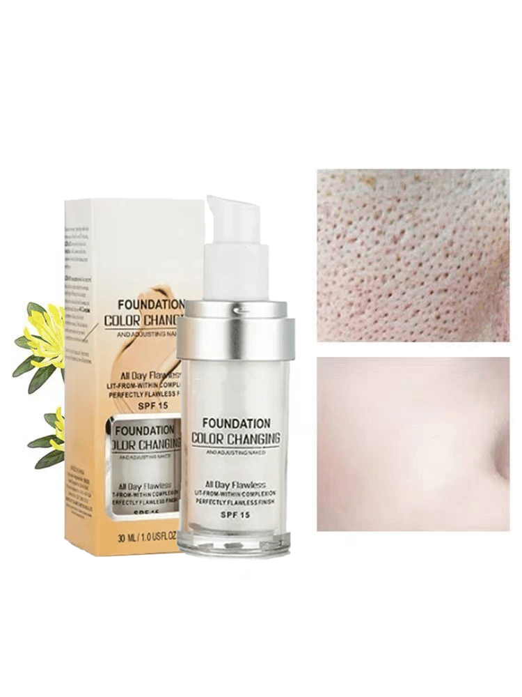 🔥 BUY 1 GET 1 FREE ⏰ Last Day 49% Off-Colour Changing Mature Skin Foundation🎁