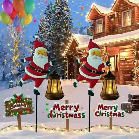 💥BLACK FRIDAY SPECIAL PRICE:£11.99!!🎅Christmas Solar Kettle Light & Lantern Garden Decor Collection