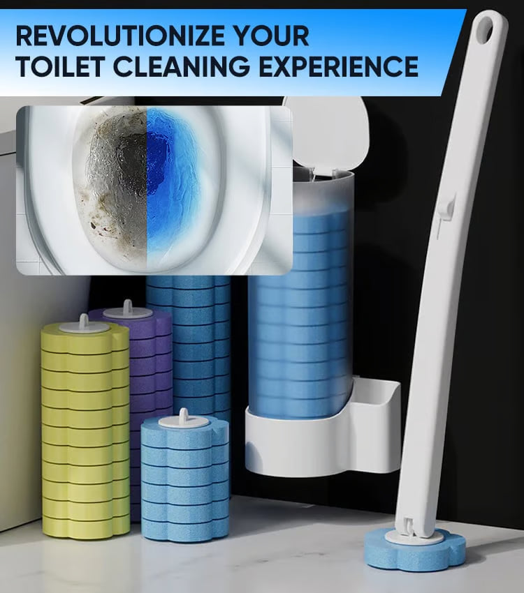 🔥BIG SALE SPECIAL PRICE £6.99!!⚡50K+ SOLD!🚽💦Hands-Free Cleaning Gadget🧽Disposable toilet cleaning tool💦