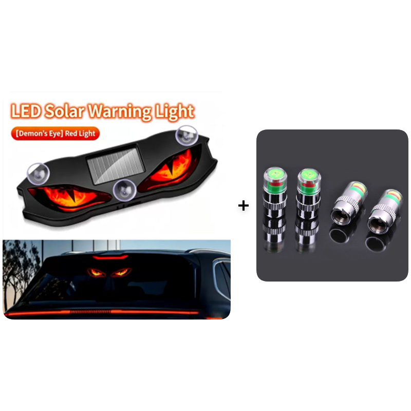 🚗🔆 Solar-Powered LED Car Warning Light – 50% OFF! Solar-powered, weatherproof, automatic activation at dark – for more safety on the roadside. 🔥🛡️