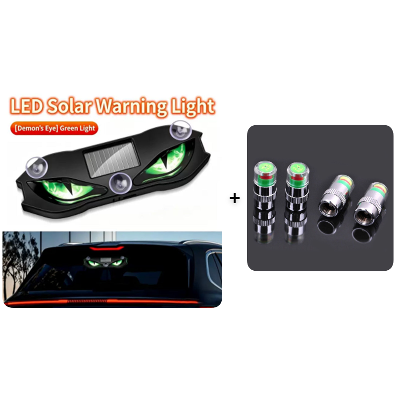 🚗🔆 Solar-Powered LED Car Warning Light – 50% OFF! Solar-powered, weatherproof, automatic activation at dark – for more safety on the roadside. 🔥🛡️